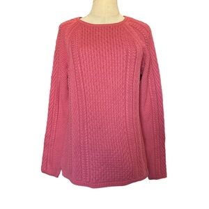 Orvis Women's Rose Cable Knit Sweater
